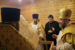 Епископ Софроний совершил чин освящения храма святителя Луки Крымского в селе Чуево