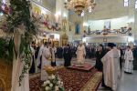 Епископ Софроний и благочинные епархии молились за Рождественским молебном в городе Белгороде