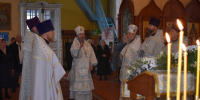 В день отдания праздника Рождества Христова епископ Софроний совершил Божественную литургию с духовенством приграничья - Губкинская епархия