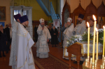 В день отдания праздника Рождества Христова епископ Софроний совершил Божественную литургию с духовенством приграничья