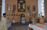 В день отдания праздника Рождества Христова епископ Софроний совершил Божественную литургию с духовенством приграничья