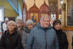 В день отдания праздника Рождества Христова епископ Софроний совершил Божественную литургию с духовенством приграничья
