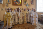 В день отдания праздника Рождества Христова епископ Софроний совершил Божественную литургию с духовенством приграничья