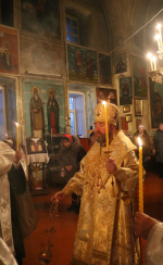 Епископ Софроний совершил всенощное бдение в селе Истобное