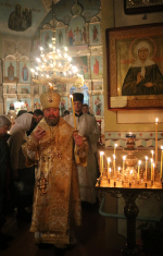 Епископ Софроний совершил всенощное бдение в селе Истобное