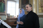 Епископ Софроний совершил всенощное бдение в канун праздника Сретения Господня
