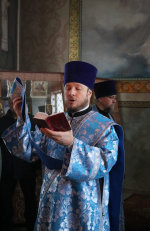 Епископ Софроний совершил всенощное бдение в канун праздника Сретения Господня