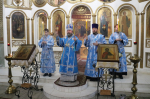 Епископ Софроний совершил всенощное бдение в канун праздника Сретения Господня