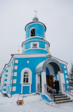 В праздник Сретения Господня епископ Софроний совершил Литургию в городе Строитель