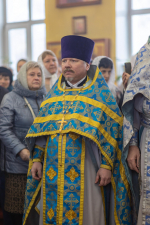 В праздник Сретения Господня епископ Софроний совершил Литургию в городе Строитель