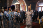 В день празднования Иверской иконы Божией Матери епископ Софроний совершил Литургию в Знаменском храме села Красный Куток