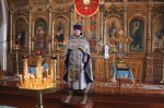 В день празднования Иверской иконы Божией Матери епископ Софроний совершил Литургию в Знаменском храме села Красный Куток