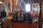 В день празднования Иверской иконы Божией Матери епископ Софроний совершил Литургию в Знаменском храме села Красный Куток