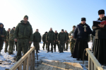 Преосвященный епископ Софроний напутствовал военнослужащих Российской Армии