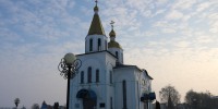 Архиерейское богослужение в Успенском храме села Венгеровка - Губкинская епархия