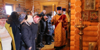 В канун Недели сыропустной епископ Софроний совершил всенощное бдение в селе Призначное - Губкинская епархия