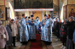В канун праздника Благовещения Пресвятой Богородицы епископ Софроний совершил всенощное бдение