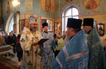 В канун праздника Благовещения Пресвятой Богородицы епископ Софроний совершил всенощное бдение