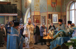 В канун праздника Благовещения Пресвятой Богородицы епископ Софроний совершил всенощное бдение