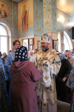 В канун праздника Благовещения Пресвятой Богородицы епископ Софроний совершил всенощное бдение