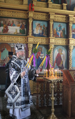 Епископ Софроний совершил Литургию Преждеосвященных Даров в с.Скородное