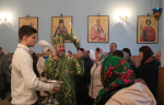 Епископ Софроний совершил всенощное бдение накануне праздника Входа Господня в Иерусалим