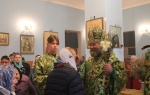 Епископ Софроний совершил всенощное бдение накануне праздника Входа Господня в Иерусалим