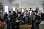 Епископ Софроний совершил Литургию Преждеосвященных Даров в Великий Понедельник
