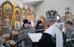 Епископ Софроний совершил Литургию Преждеосвященных Даров в Великий Понедельник