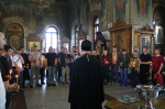 Епископ Софроний совершил вечерню с выносом Плащаницы Спасителя