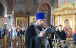 Епископ Софроний совершил вечерню с выносом Плащаницы Спасителя