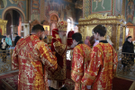 Всенощное бдение в Спасо-Преображенском соборе г.Губкин